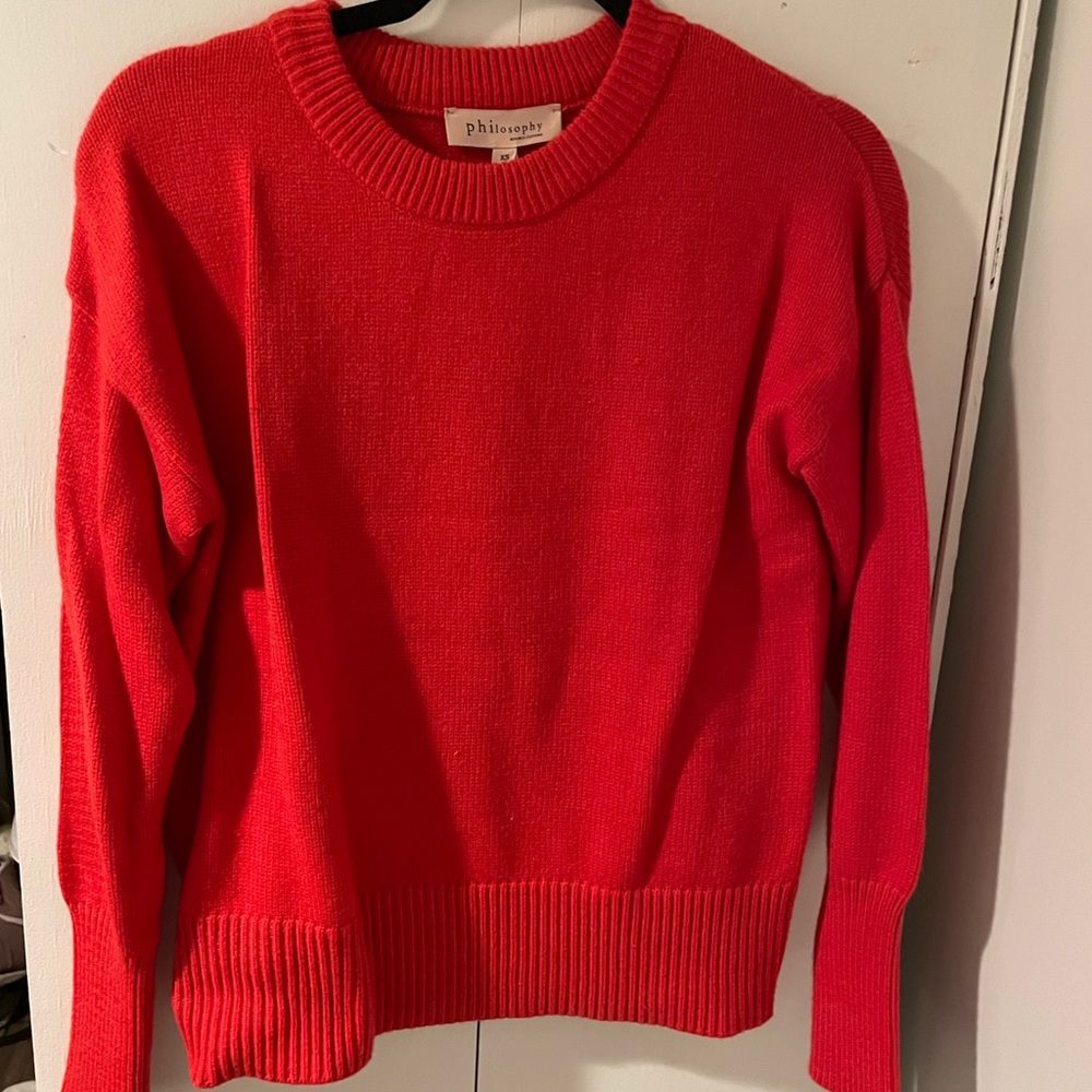 Red sweater